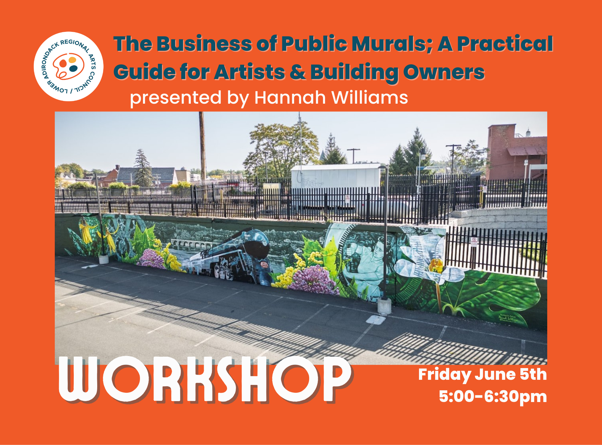 Workshop Calendar — LARAC | Lower Adirondack Regional Arts Council